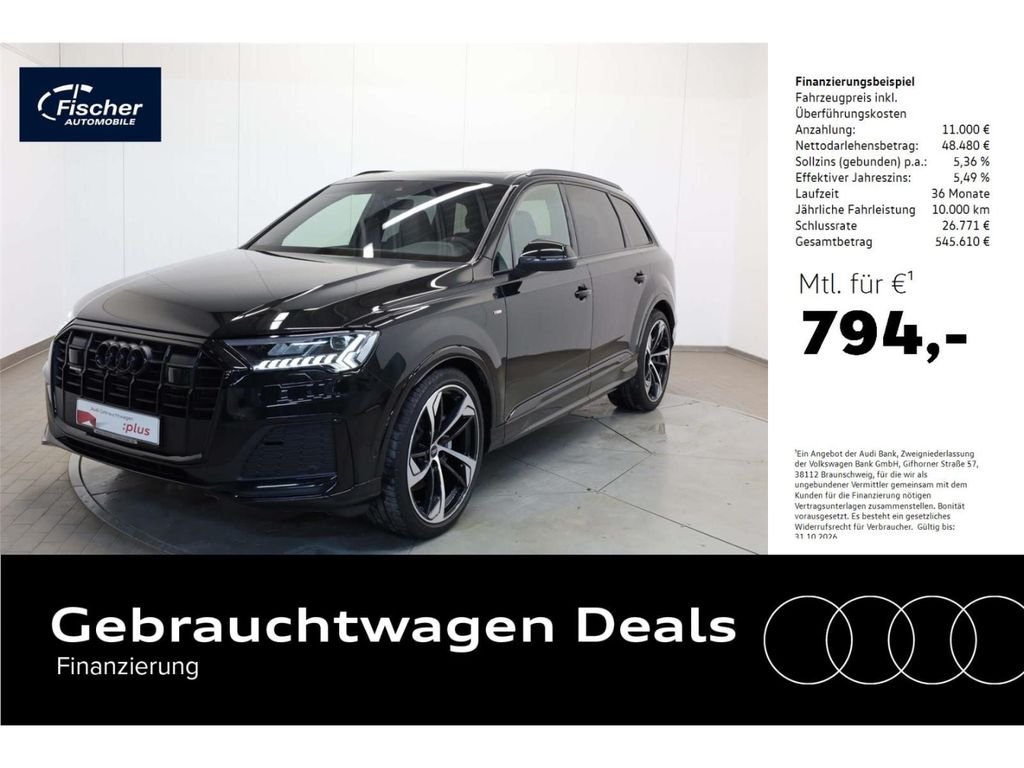 Bild des Angebotes Audi Q7 50 TDI quattro S line LED/Pano/RFK/B&O/NAV/SH