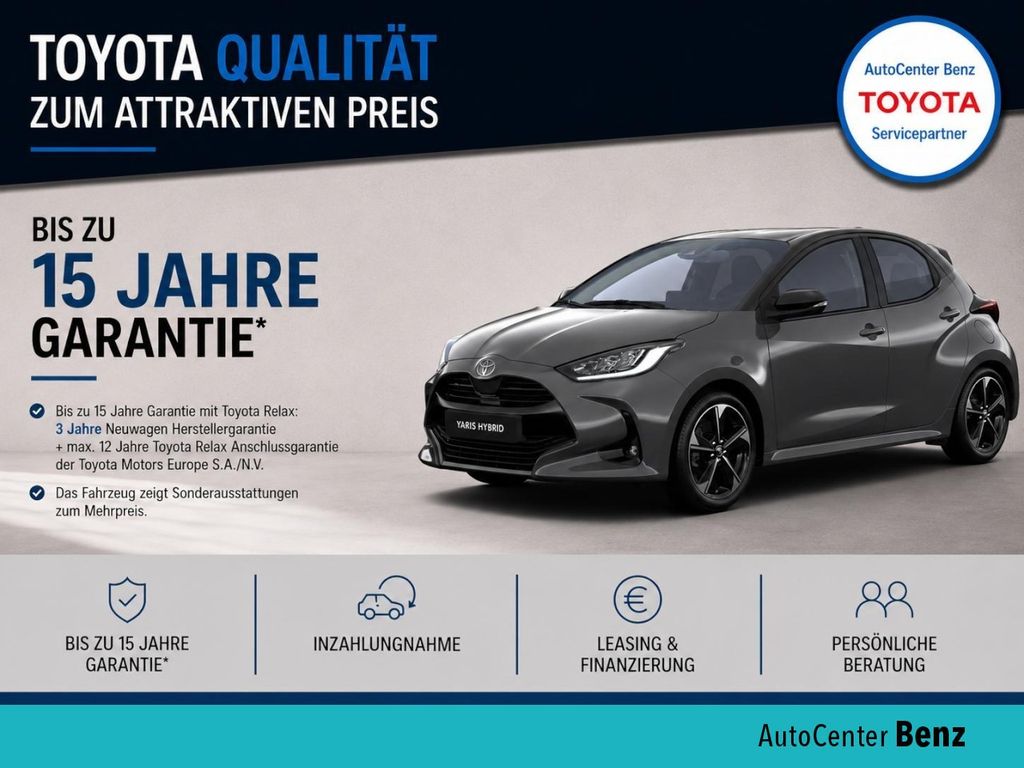 Bild des Angebotes Toyota YARIS 1.5 HYBRID LOUNGE *KLIMA*SHZ*TEILLEDER*ALU