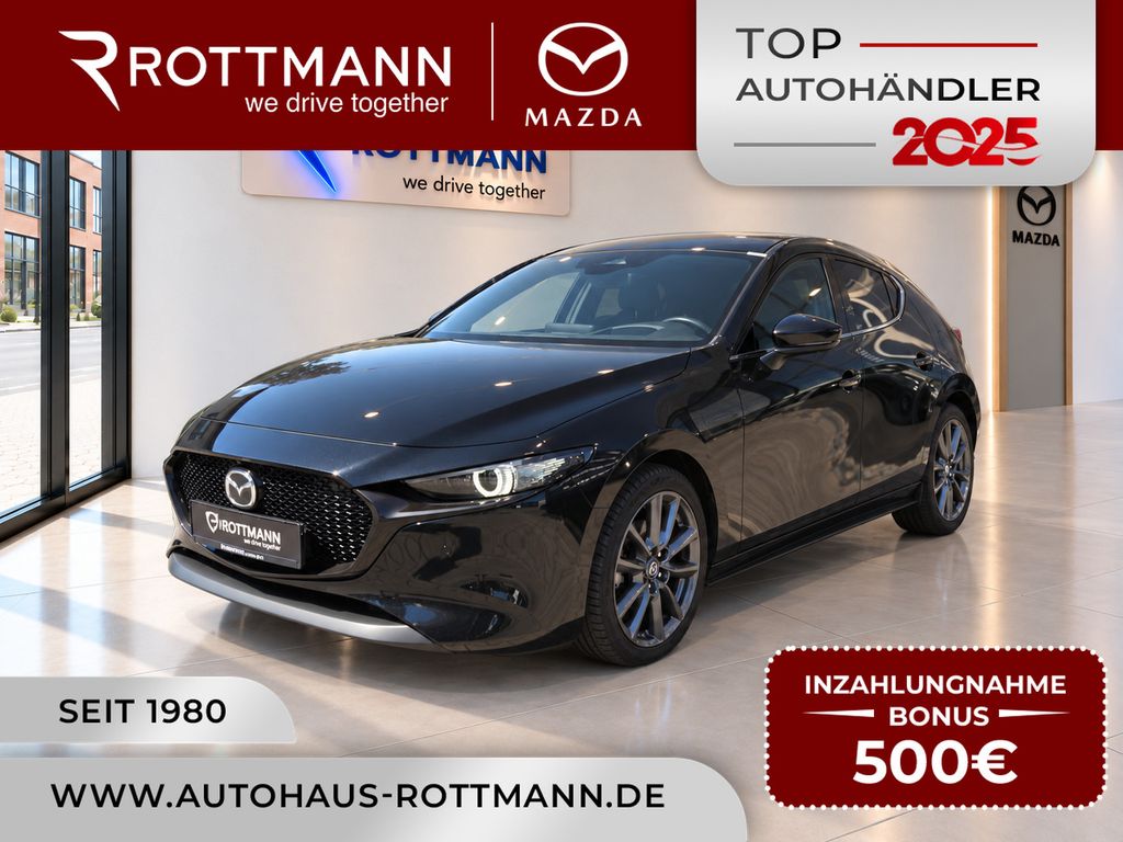 Bild des Angebotes Mazda 3 140ps Aut. EXCLUSIVE /aWR/360°K/ACC/BOSE/NAVI