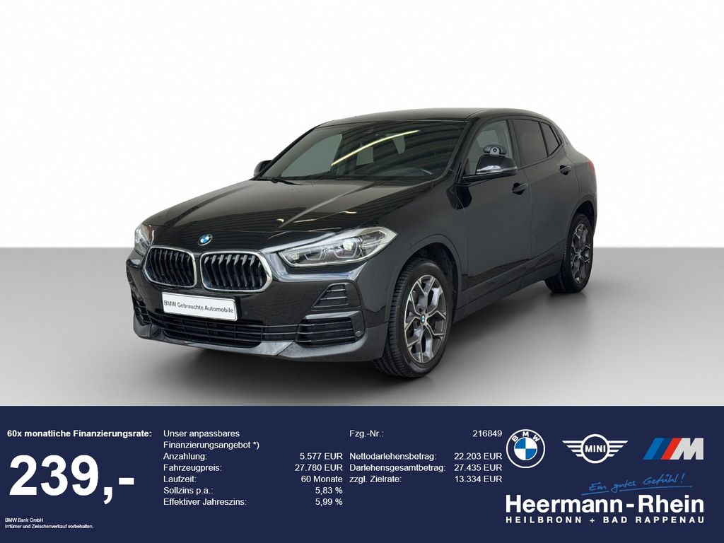 Bild des Angebotes BMW X2 sDrive18dA Advantage Navi.LED.RFK.ParkAss.PDC