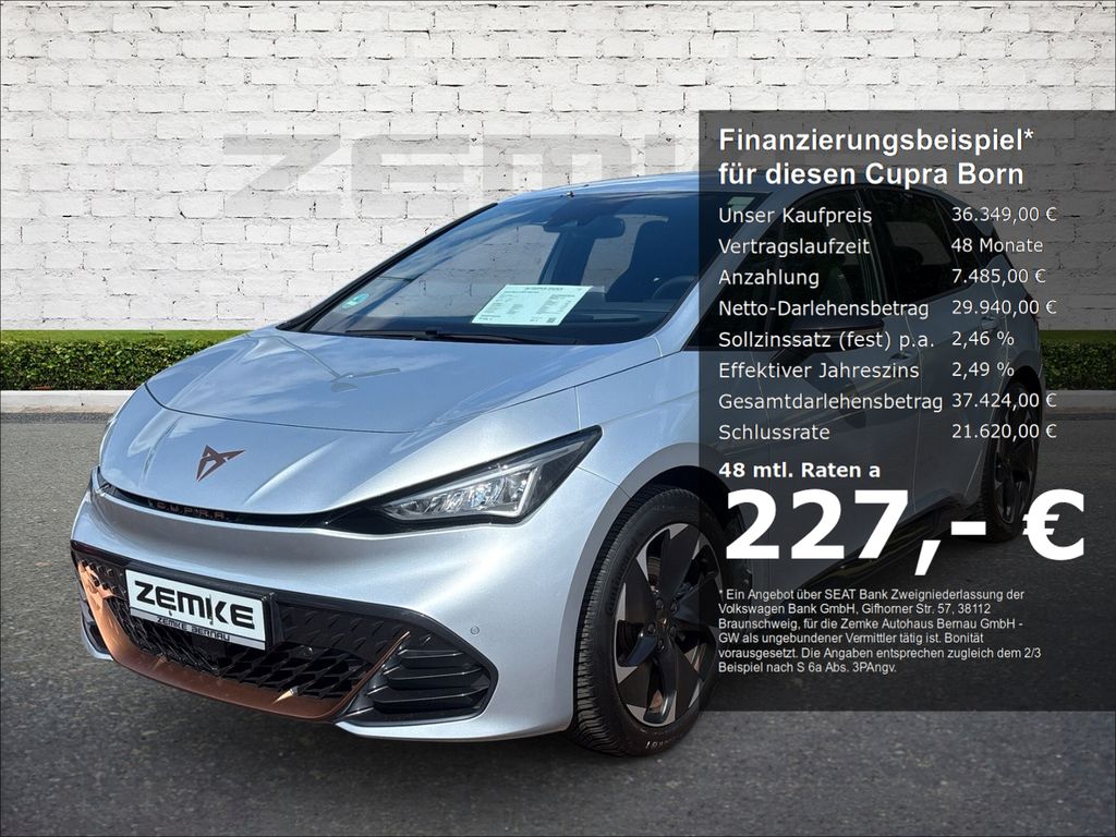 Bild des Angebotes Cupra Born 3,49% HUD Navi Digitales Cockpit 360 Kamera