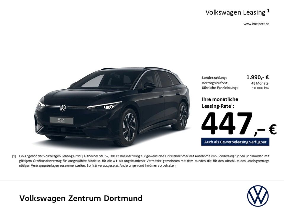Bild des Angebotes Volkswagen ID.7 Tourer PRO WÄRMEPUMPE AHK 360°CAM ACC LM19