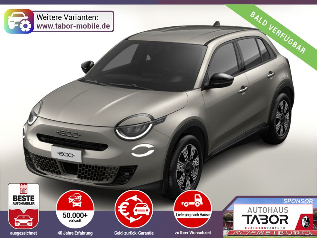 Bild des Angebotes Fiat 600 Hybrid ICON SHZ Keyl Nav Kam 2xPDC UVP-27%*