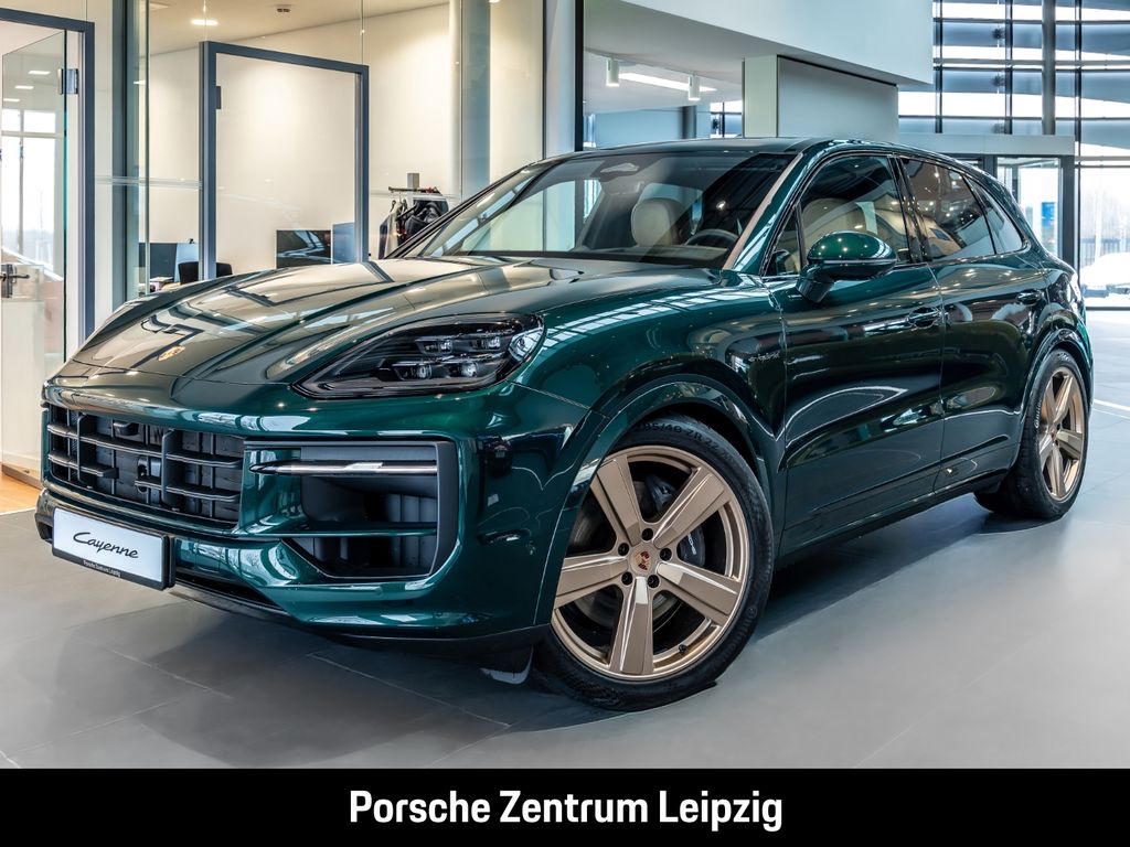 Bild des Angebotes Porsche Cayenne E-Hybrid Black Edition FnW Jetgrün! Inno
