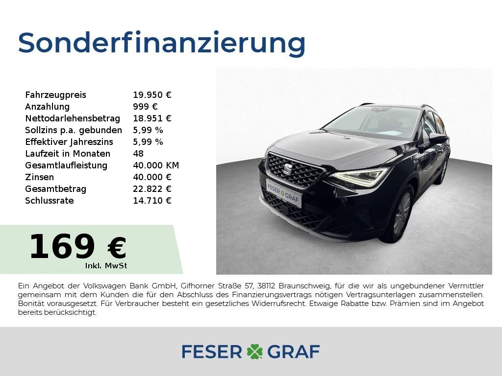 Bild des Angebotes Seat Arona Road Edition (95 PS) 5-Gang LED GJR RFK NA