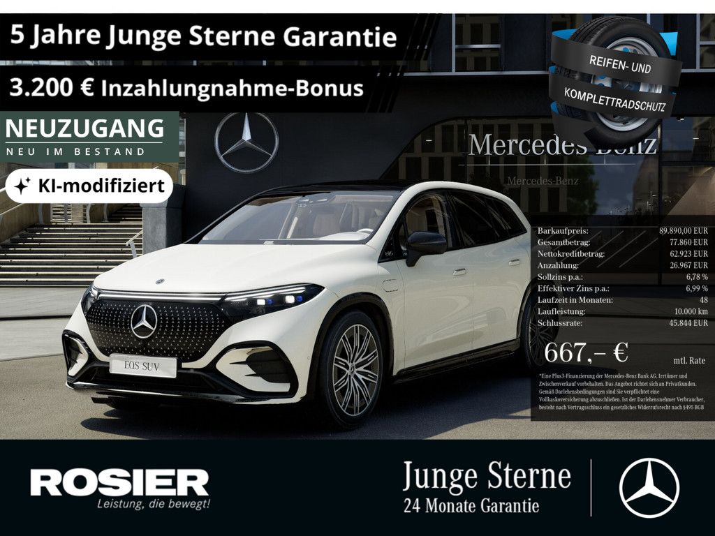 Bild des Angebotes Mercedes-Benz EQS 580 4M SUV AMG Sport Premium+ Hyperscreen BT