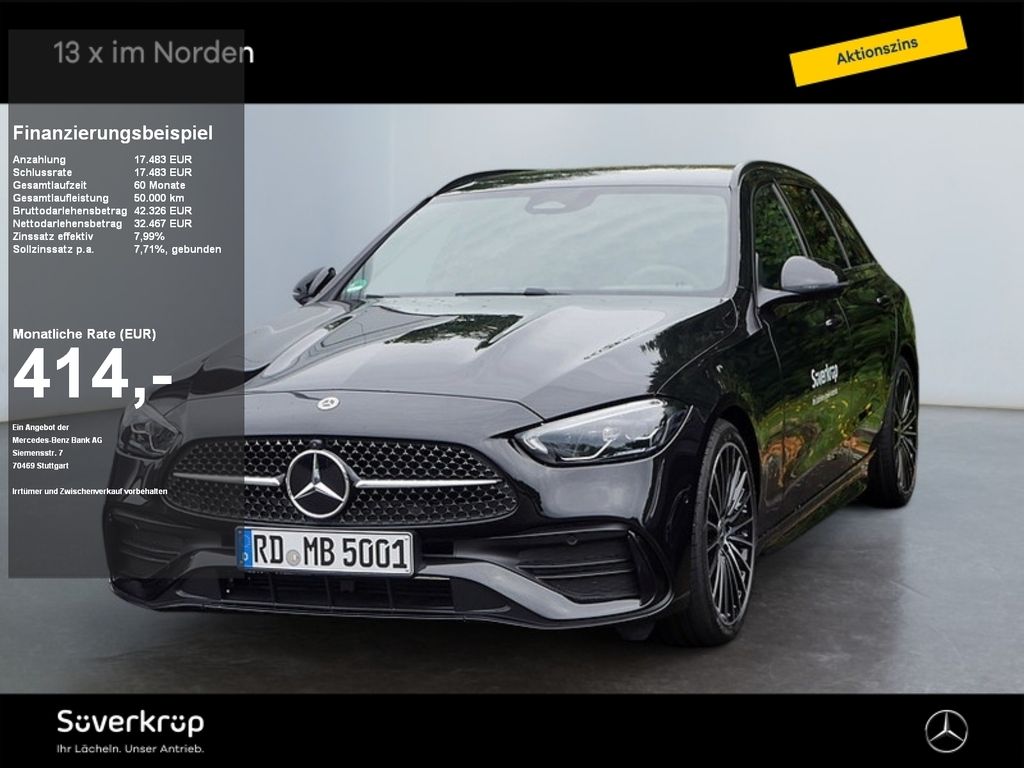 Bild des Angebotes Mercedes-Benz C 200 T-Modell AMG NIGHT MEMO 360 AHK DISTR SPUR