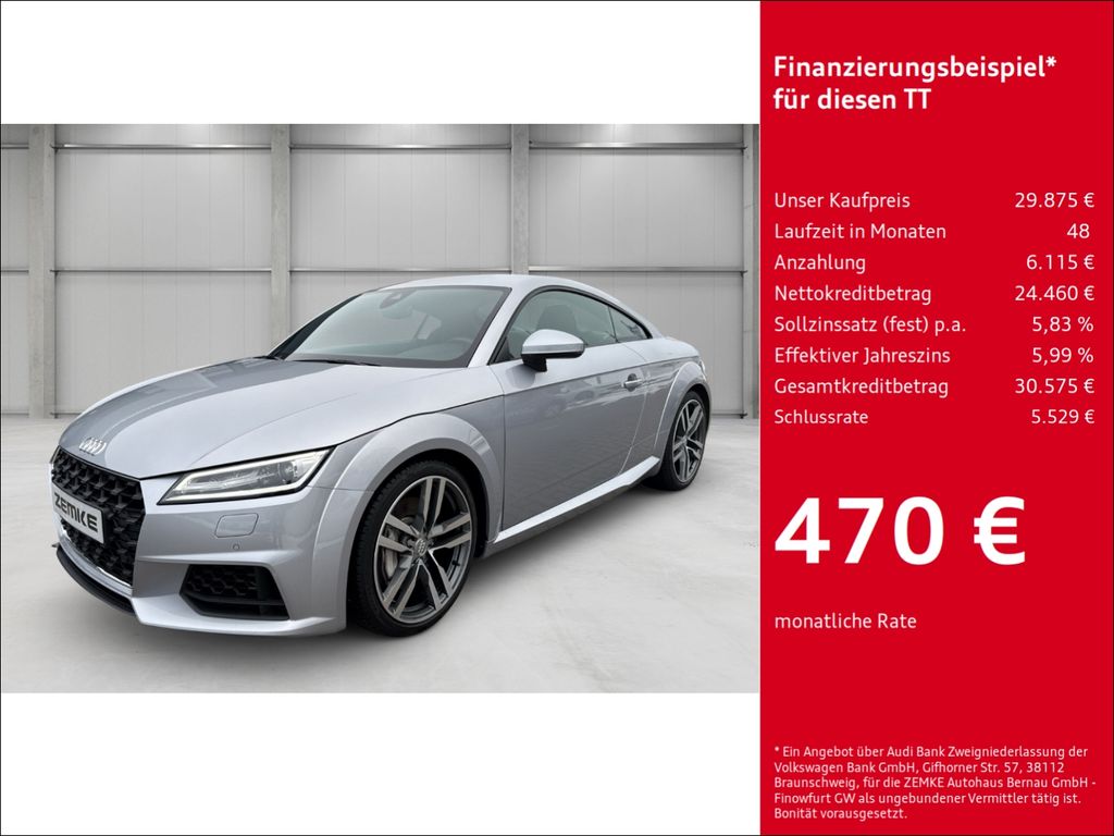 Bild des Angebotes Audi TT Coupe 45 TFSI S-tronic quattro Navi Digitales