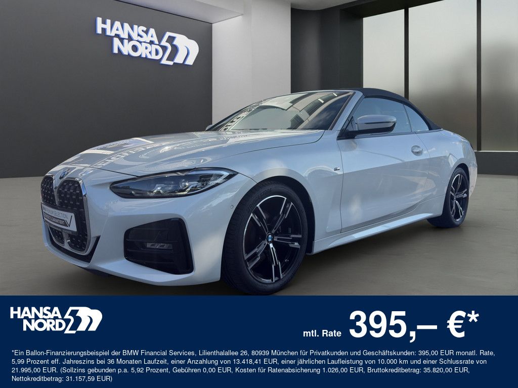 Bild des Angebotes BMW 420d Cabrio M-SPORT LED NAVI KAMERA HIFI 18" AHK