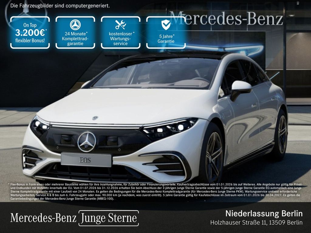 Bild des Angebotes Mercedes-Benz EQS 580 4M AMG PREMIUM+/DRIVEPILOT/ENERGIZING/TV