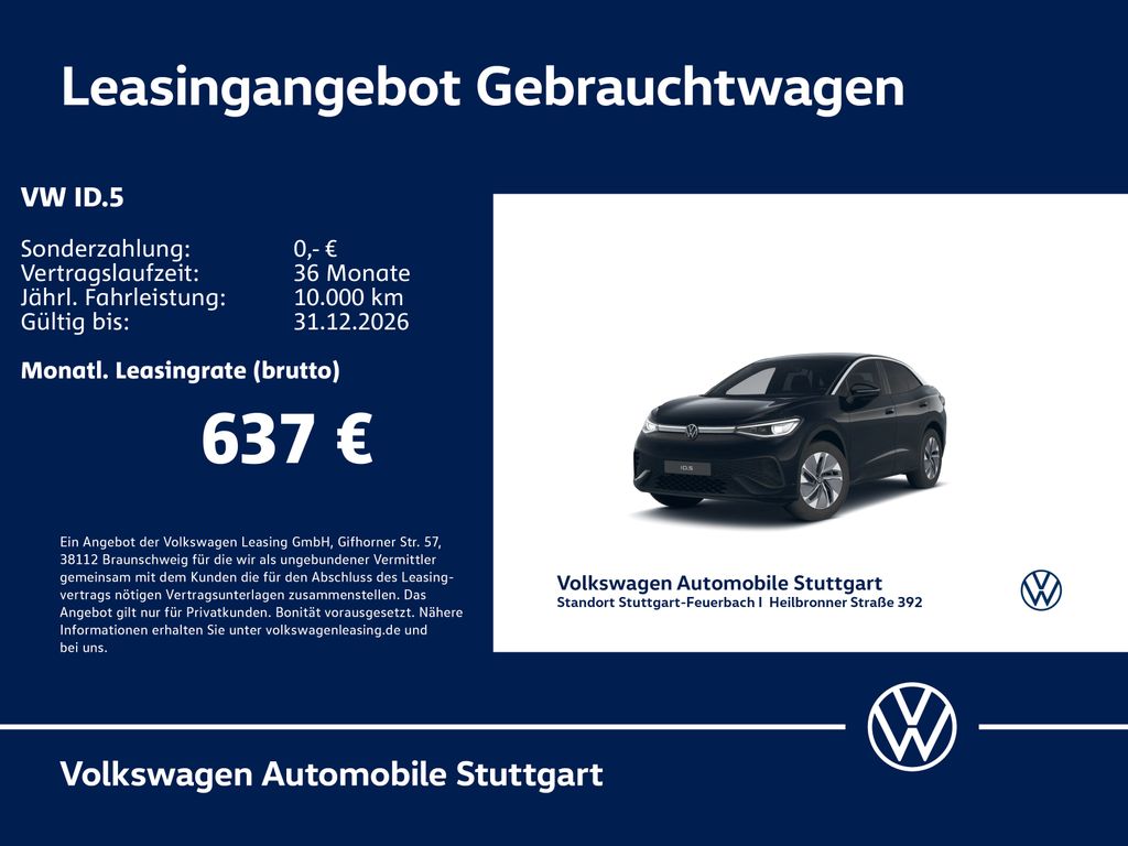 Bild des Angebotes Volkswagen ID.5 Pro 210 kW