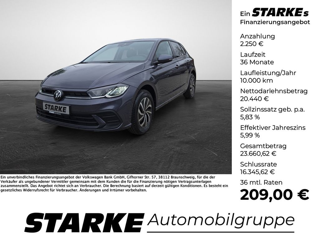 Bild des Angebotes Volkswagen Polo 1.0 TSI DSG Life  LED Kamera PDC LM Tempo K