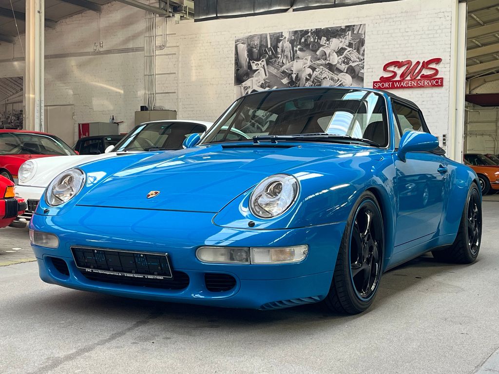 Bild des Angebotes Porsche 993 C2 Cabrio Blautürkis Sammler mit Garantie