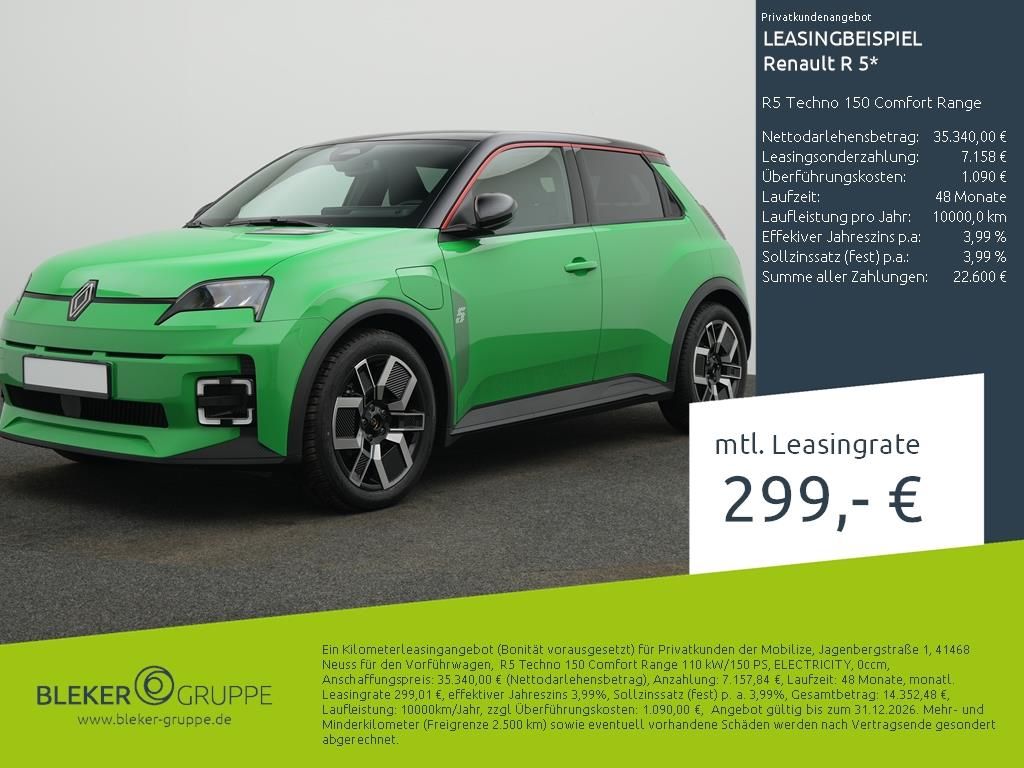 Bild des Angebotes Renault R 5 R5 Techno 150 Comfort Range