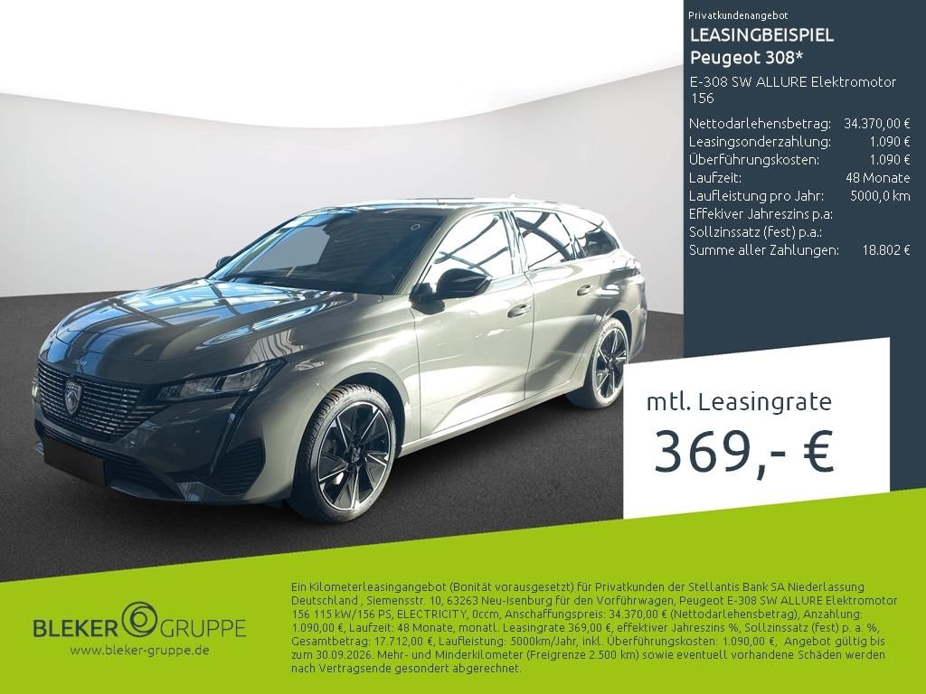 Bild des Angebotes Peugeot 308 E-308 SW ALLURE Elektromotor 156