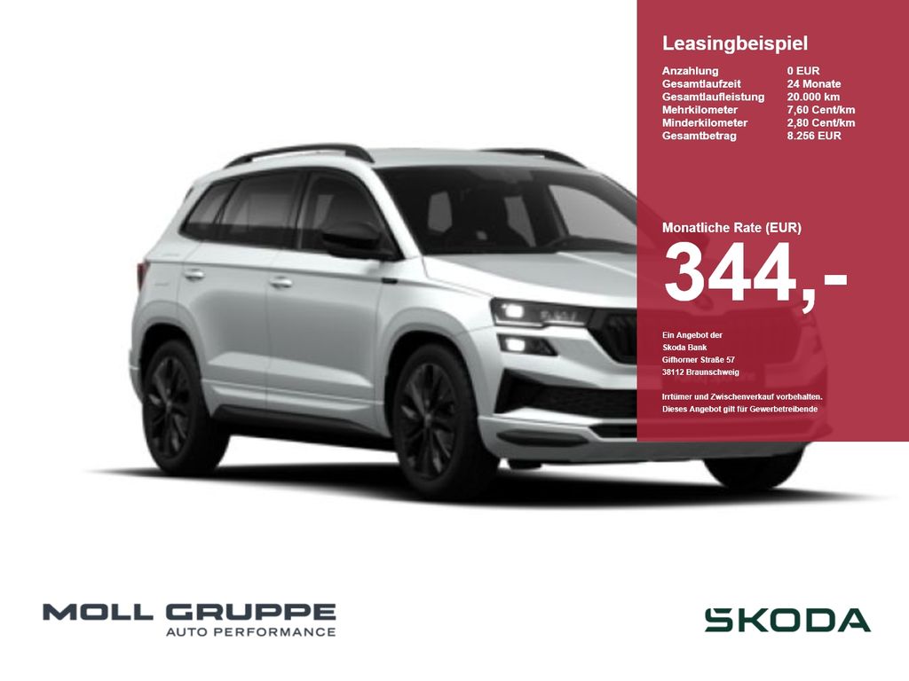 Bild des Angebotes Skoda Karoq 2.0TSI DSG 4x4 Sportline LED NAVI SPORT AC