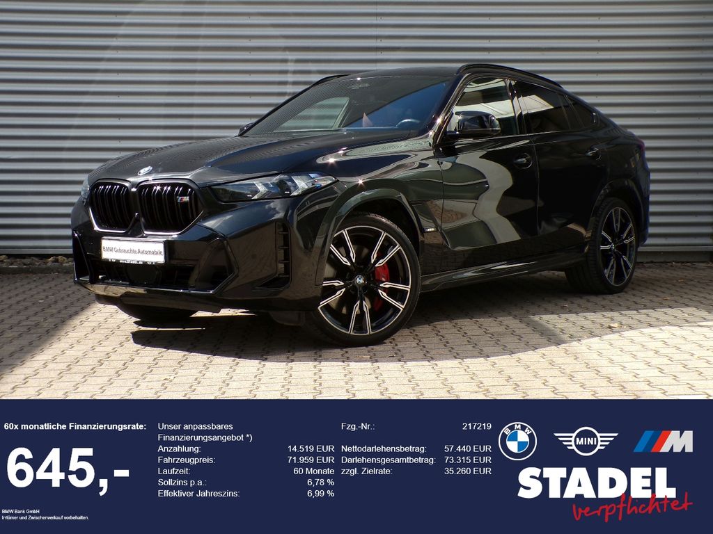 Bild des Angebotes BMW X6 M60i xDrive Komfortsitze Pano SoftClos