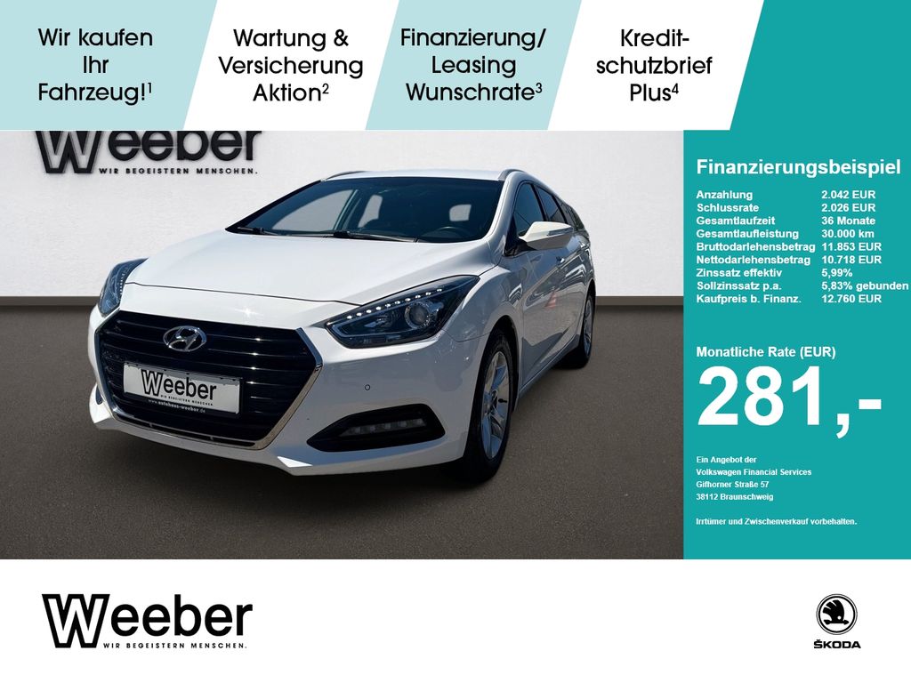 Hyundai i40 cw blue Trend * NAVI*PDC*GRA*LM*LED *