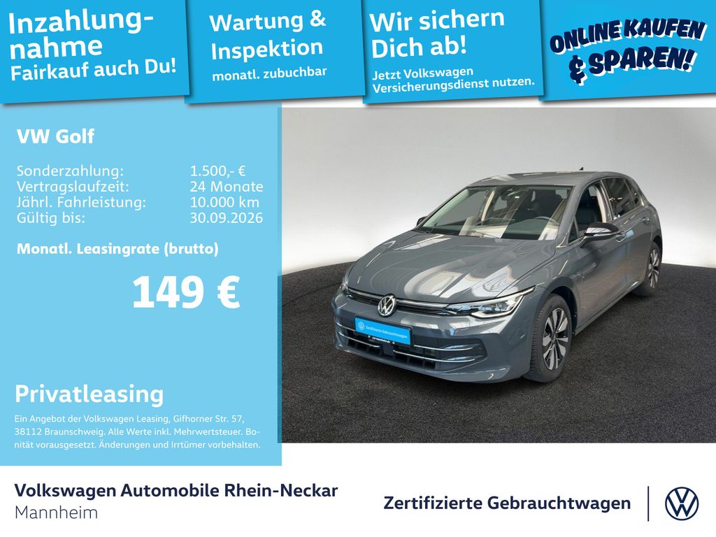 Bild des Angebotes Volkswagen Golf VIII 1.5 eTSI GOAL DSG Navi AHK Kamera uvm