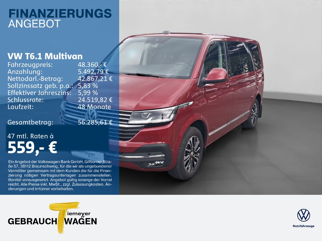 Bild des Angebotes Volkswagen T6.1 Multivan GENERATION SIX AHK LEDER KAMERA