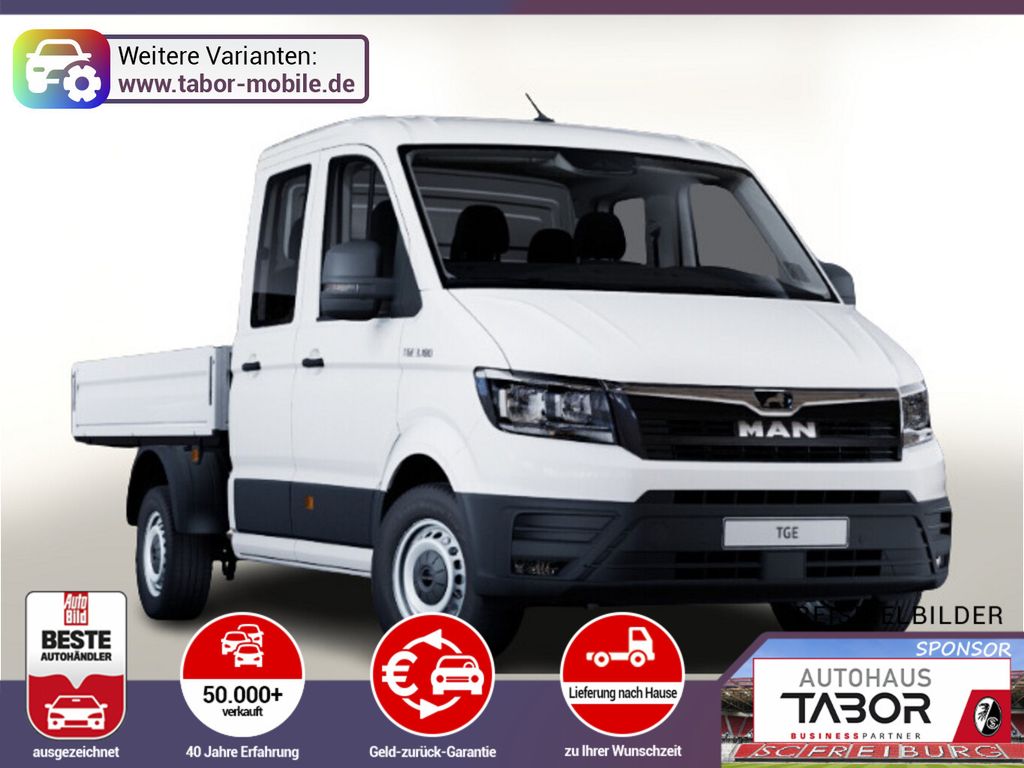 Bild des Angebotes MAN TGE Pritsche DoKa 2.0 TDI 177 DSG 4M UVP-40%*