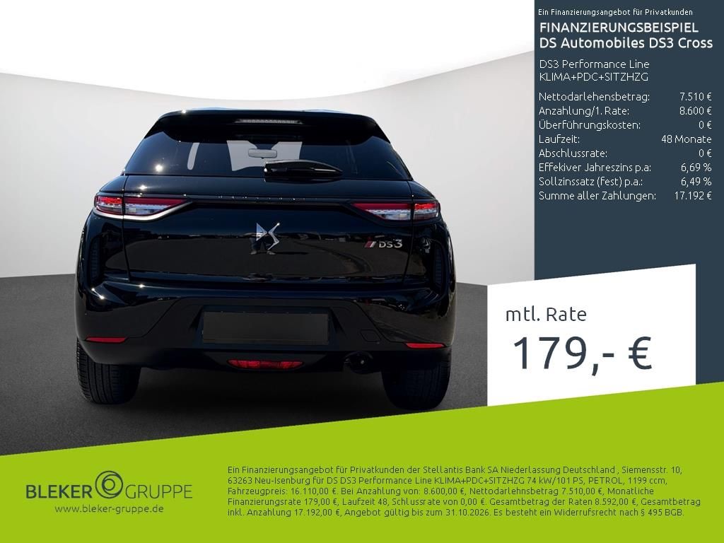 Bild des Angebotes DS Automobiles DS3 Crossback DS3 Performance Line KLIMA+PDC+SI