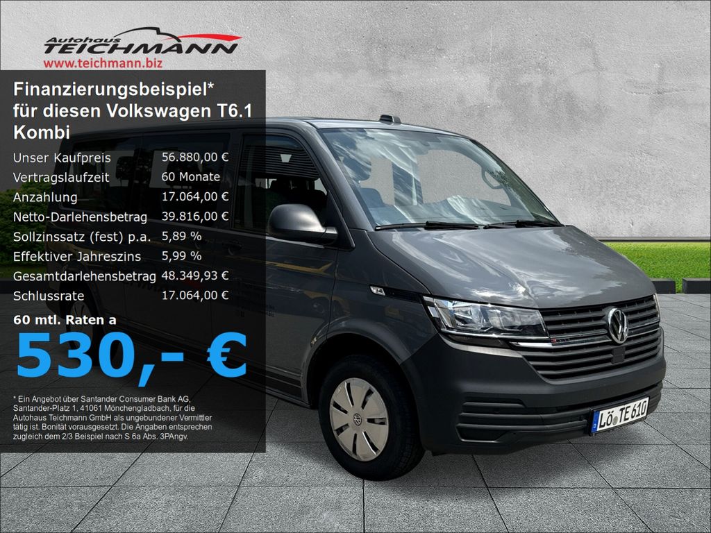 Bild des Angebotes Volkswagen T6.1 Kombi lang 2.0 TDI 4MOTION +AHK+9Si+APP+GRA