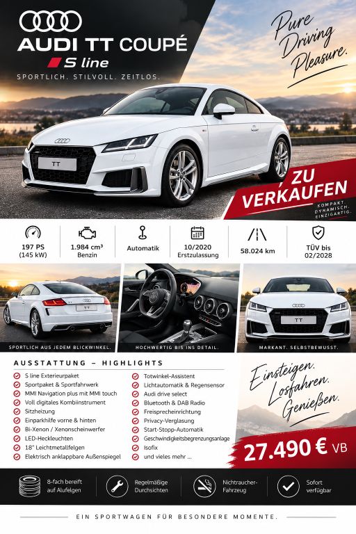 Bild des Angebotes Audi TT 40 TFSI S tronic Coupe -