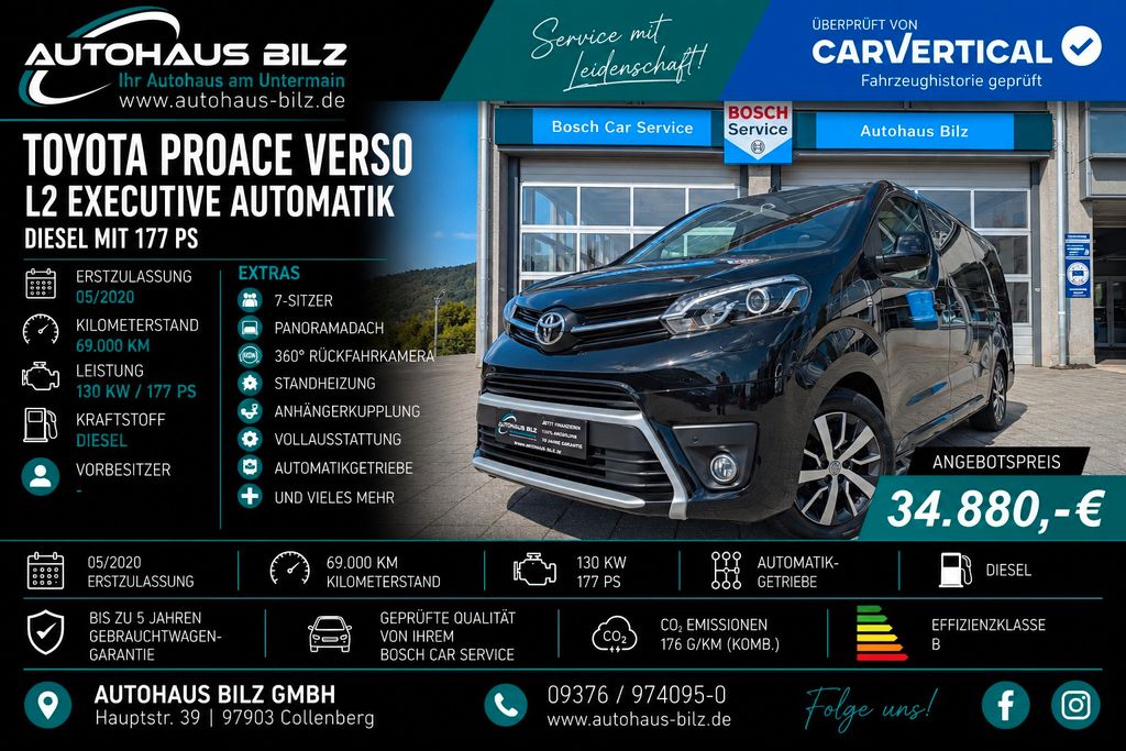 Bild des Angebotes Toyota Proace Verso L2 Executive*St.Heiz.*Leder*Kamera*