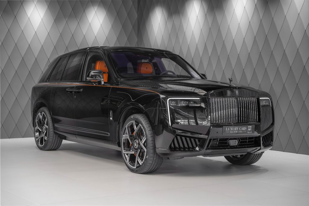 Rolls-Royce Cullinan BLACK BADGE 2026 BLACK/ORANGE FOOTREST