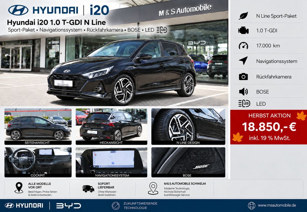 Bild des Angebotes Hyundai i20 N Line *Sport Paket-Navi-Cam-Bose-LED*