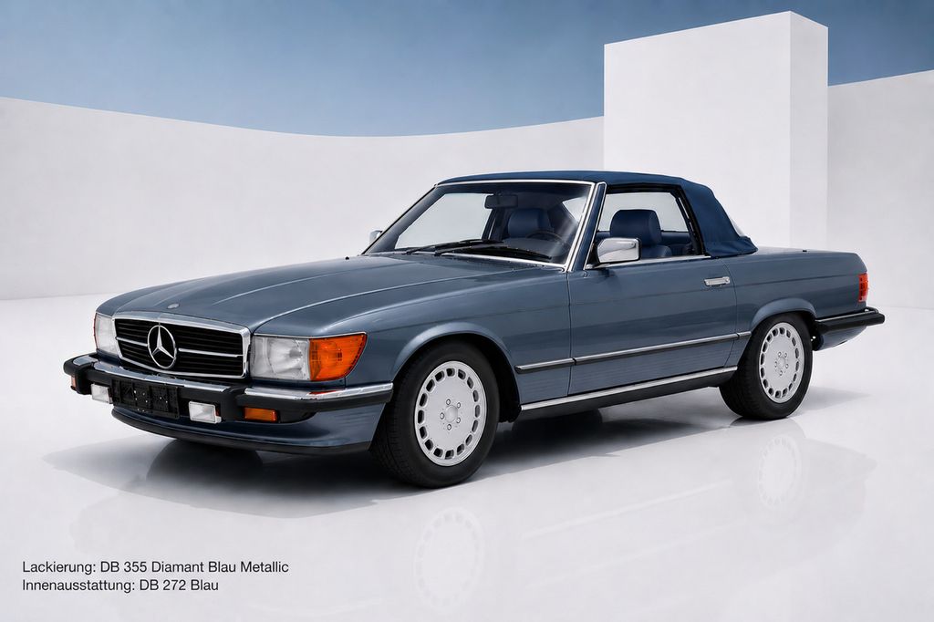 Mercedes-Benz R107 SL 560 Bestellfahrzeug frame-off