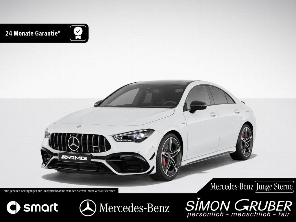 Bild des Angebotes Mercedes-Benz CLA 45 S 4M AMG Aero Burm Pano MBeam 360 drivers