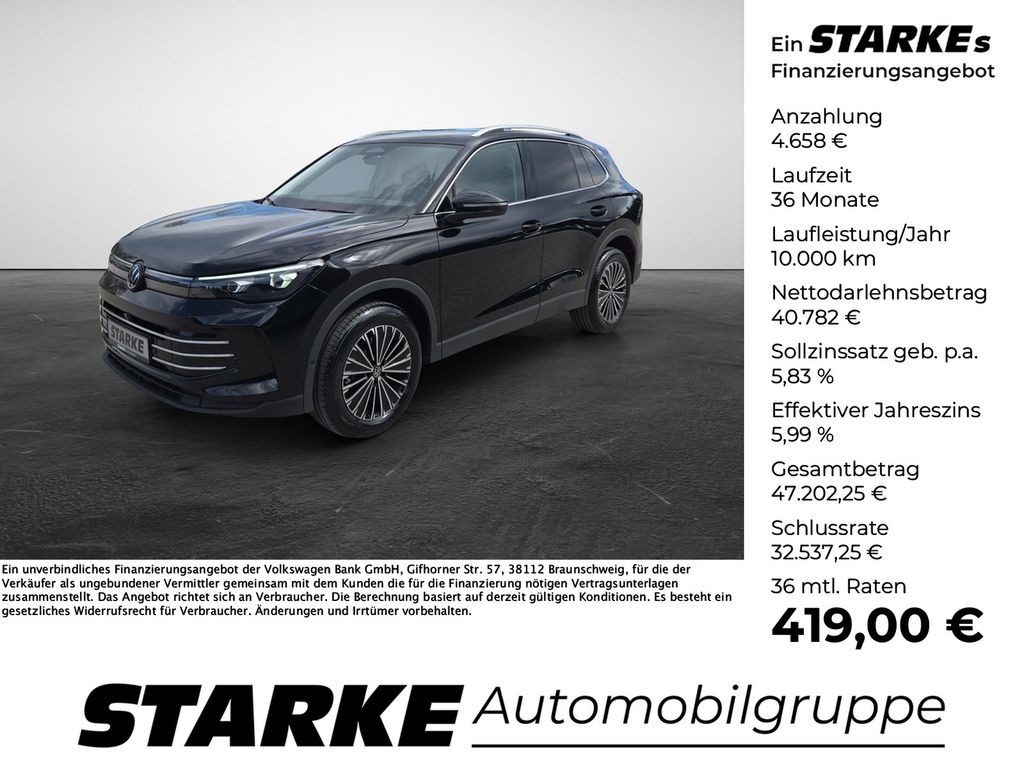 Volkswagen Tiguan 2.0 TSI DSG 4M Elegance  AHK Navi LED Kam