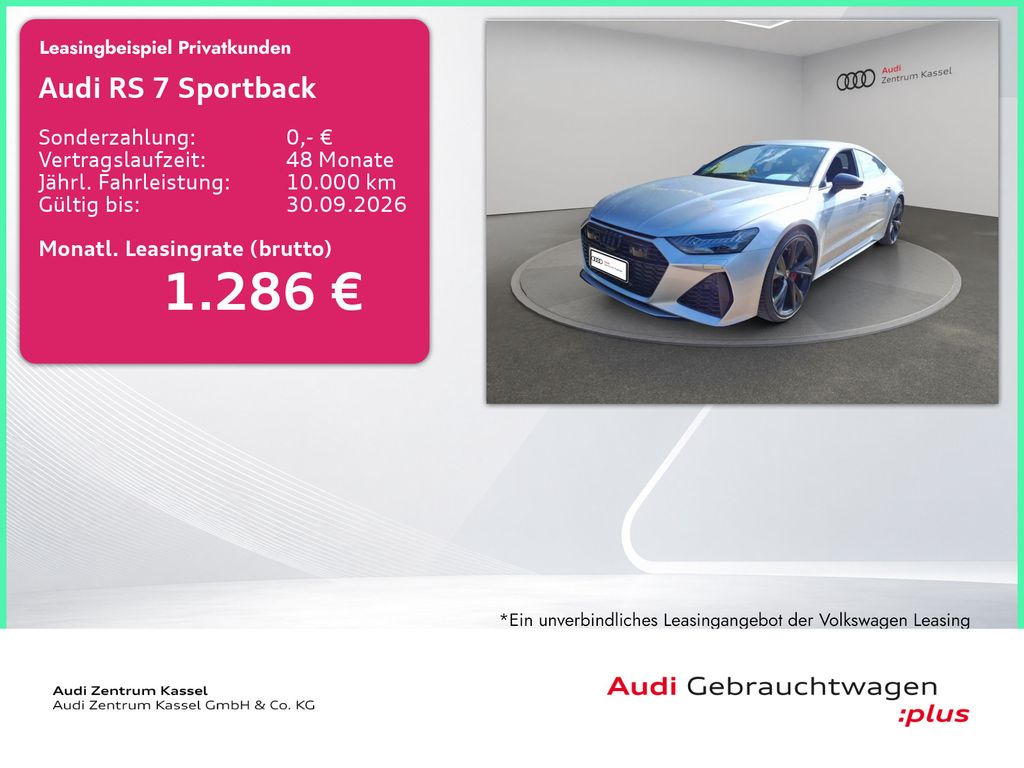 Bild des Angebotes Audi RS 7 SB 4.0 TFSI quattro Laser B&O Keramik 360°
