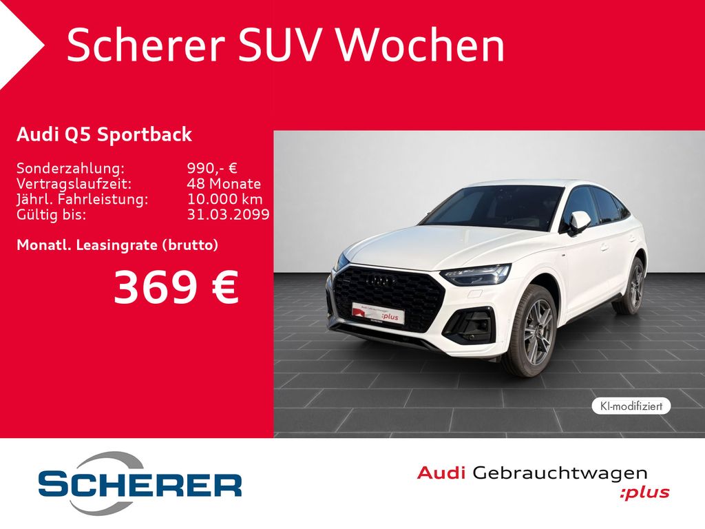 Bild des Angebotes Audi Q5 Sportback S line 50 TDI 360°KAMERA AHK OPTIK-