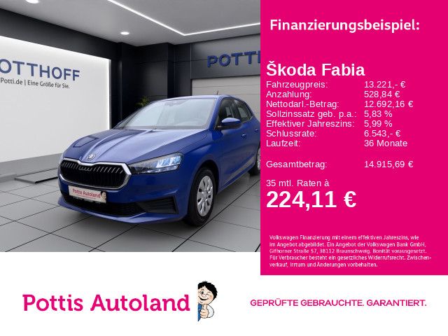 Bild des Angebotes Skoda Fabia 1.0 MPI EASY LED LANE-ASSIST USB