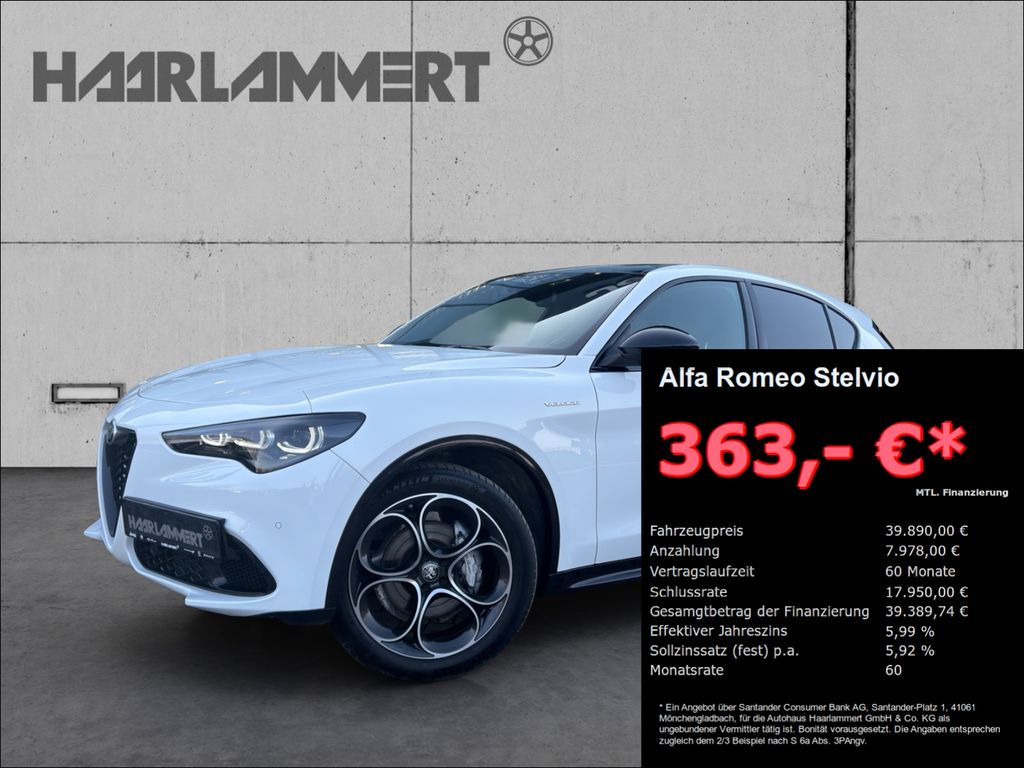 Bild des Angebotes Alfa Romeo Stelvio Veloce PANORAMA+AHK+GARANTIE+ACC+NAVI+KA