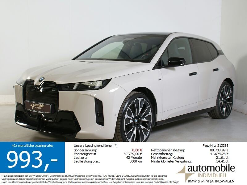 BMW iX M70 xDrive NP 144055.- AHK Pano B&W HuD ACC