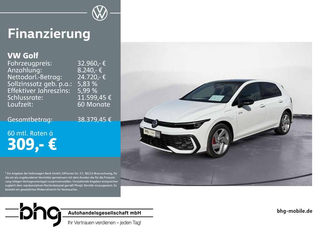 Bild des Angebotes Volkswagen Golf GTE 1.5 TSI Hybrid COCKPIT PRO HUD DCC IQ.L