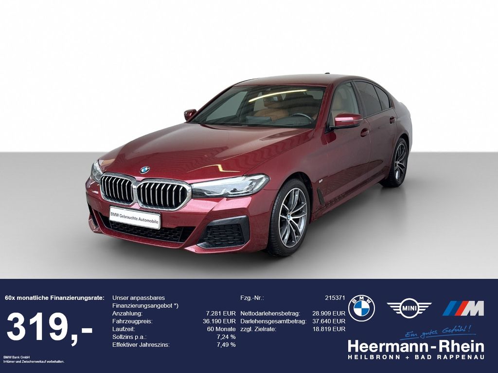 Bild des Angebotes BMW 520iA Lim. M Sport LiveCock.HUD.DriveAss.ParkAss