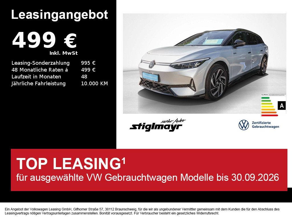 Bild des Angebotes Volkswagen ID.7 Tourer GTX 91-kWh+AHK+DCC+HUD+IQ-LIGHT+PANO