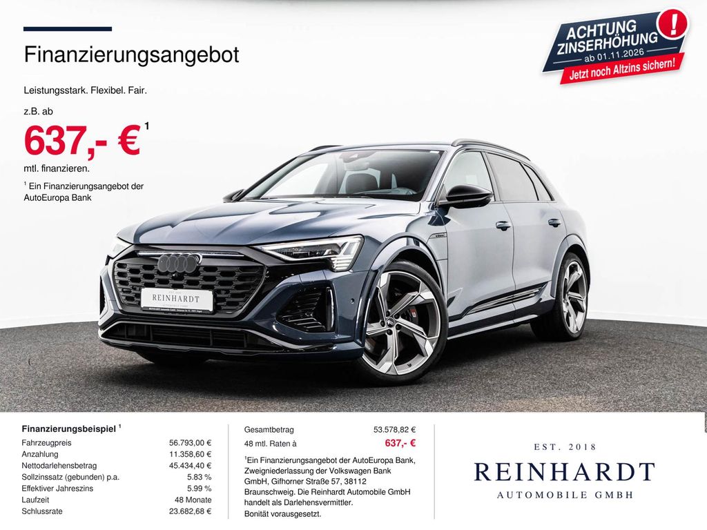Bild des Angebotes Audi SQ8 E-TRON BLACK ACC/HuD/PANO/AHK/BELÜFT/360°