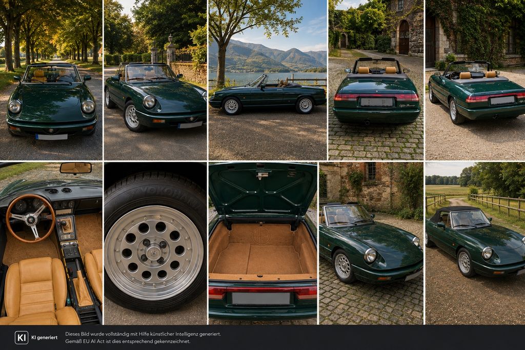 Bild des Angebotes Alfa Romeo Spider 2.0 Serie 4 | Verde Inglese / Cuoio | H