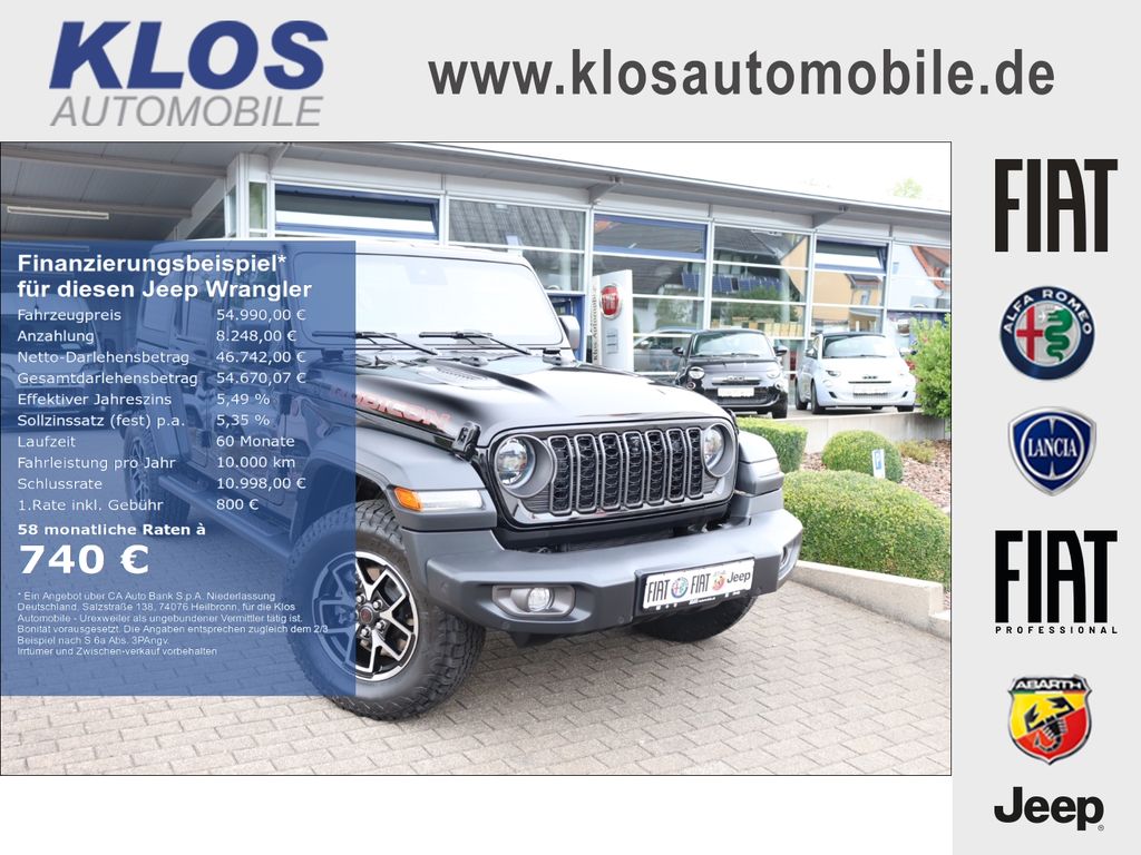 Bild des Angebotes Jeep Wrangler UNLIMITED RUBICON 2.0l T-GDI 272 PS 4x4