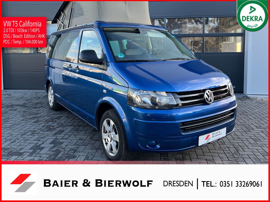 Bild des Angebotes Volkswagen T5 California Beach Aufstelldach Markise PDC Tem