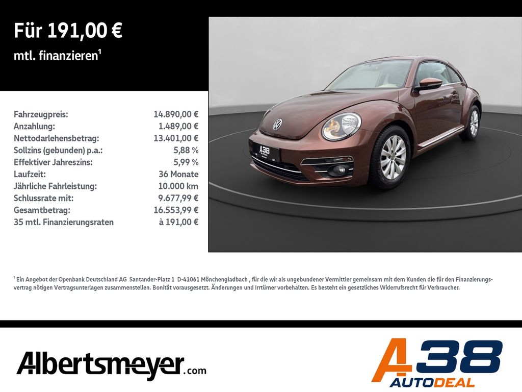 Bild des Angebotes Volkswagen Beetle 1.2 TSI Design +PARKPILOT+LM+SITZHEIZUNG+