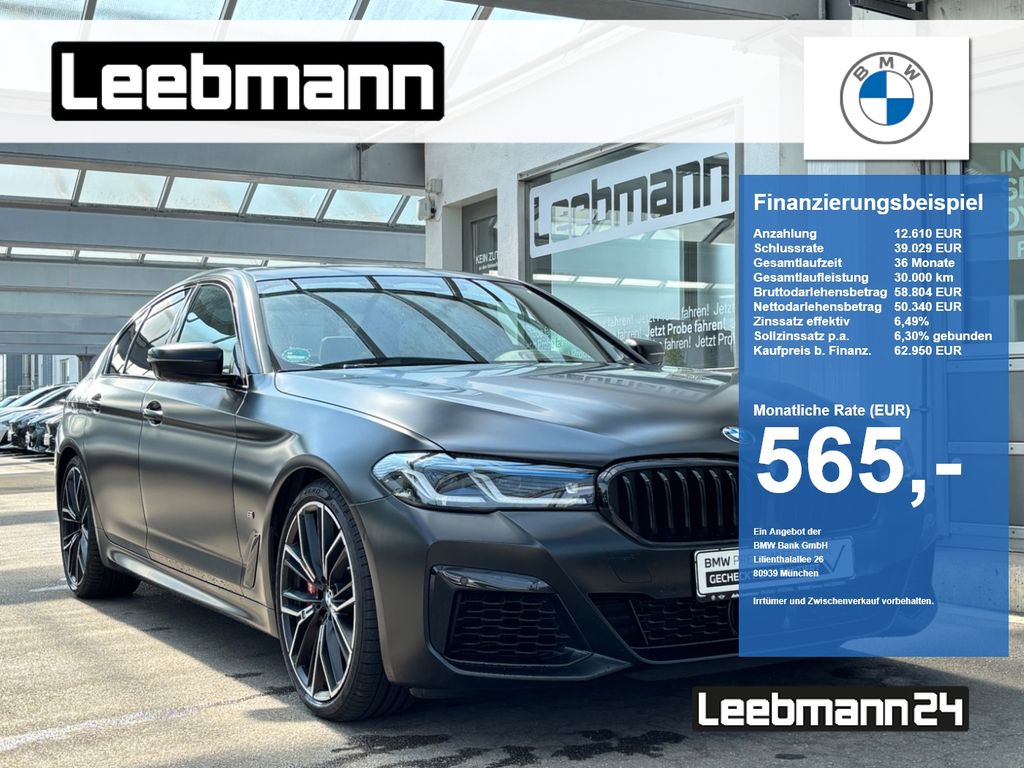 Bild des Angebotes BMW M550i xDr. M-Pro Matt-Lack/Nappa/GSD 2 ..GARANTI