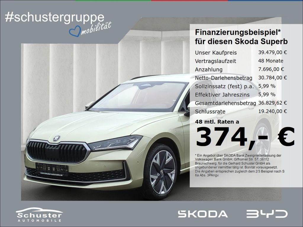 Bild des Angebotes Skoda Superb Combi Selection TDI*DSG AHK 360°Kam Leder