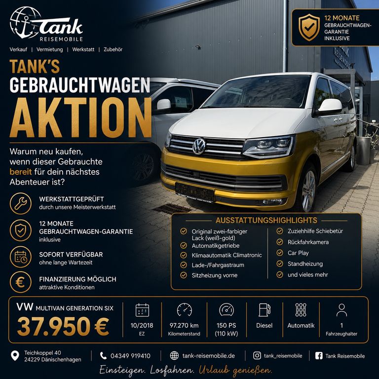 Bild des Angebotes Volkswagen T6 Transporter Bus Multivan Generation Six